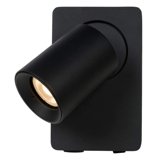 Kinkiet NIGEL LED GU10 1x5W 3000K With USB charging point czarny 09929/06/30 Lucide - zdjęcie dodatkowe 3